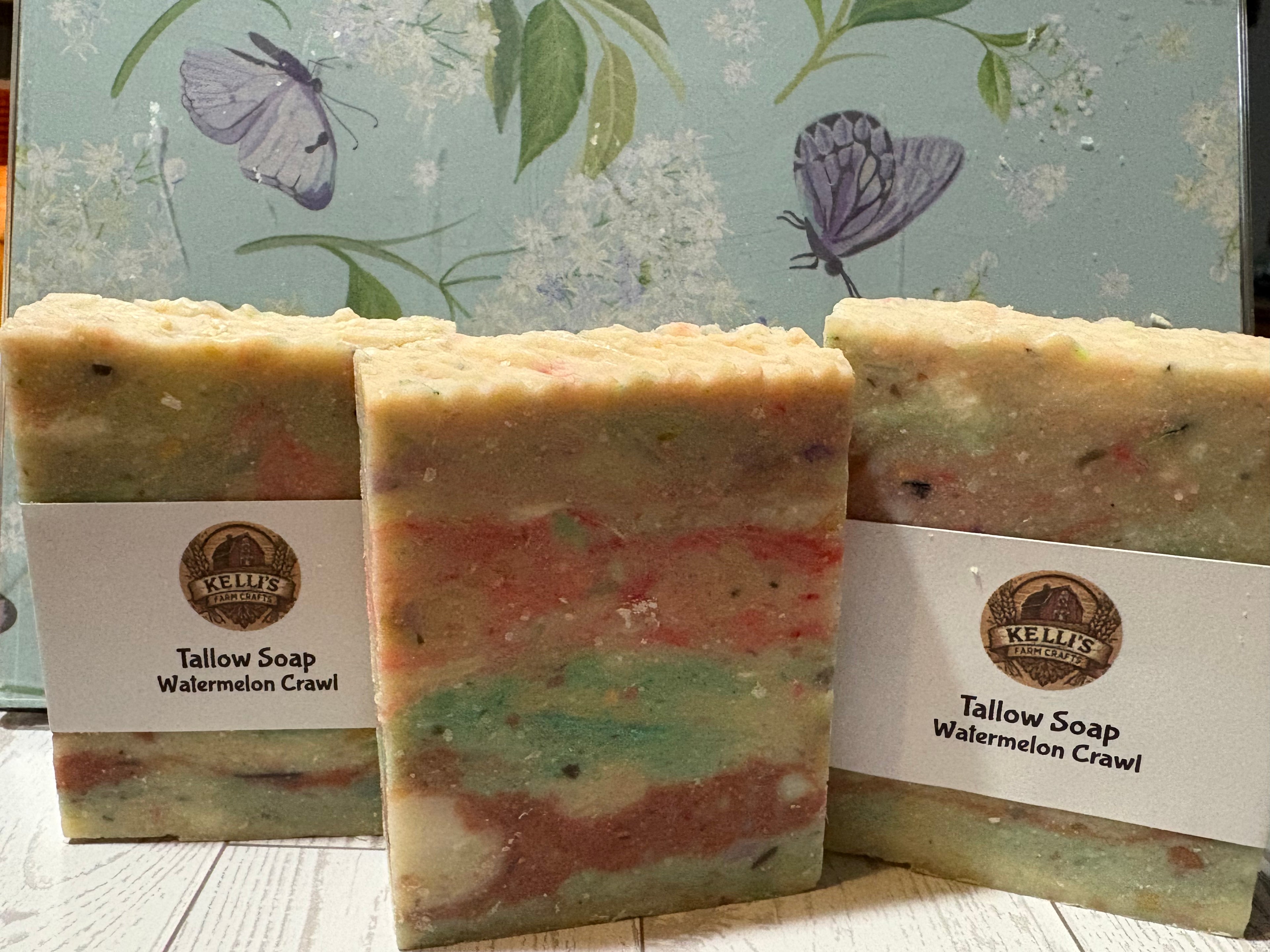 Beef Tallow Soap Watermelon Crawl