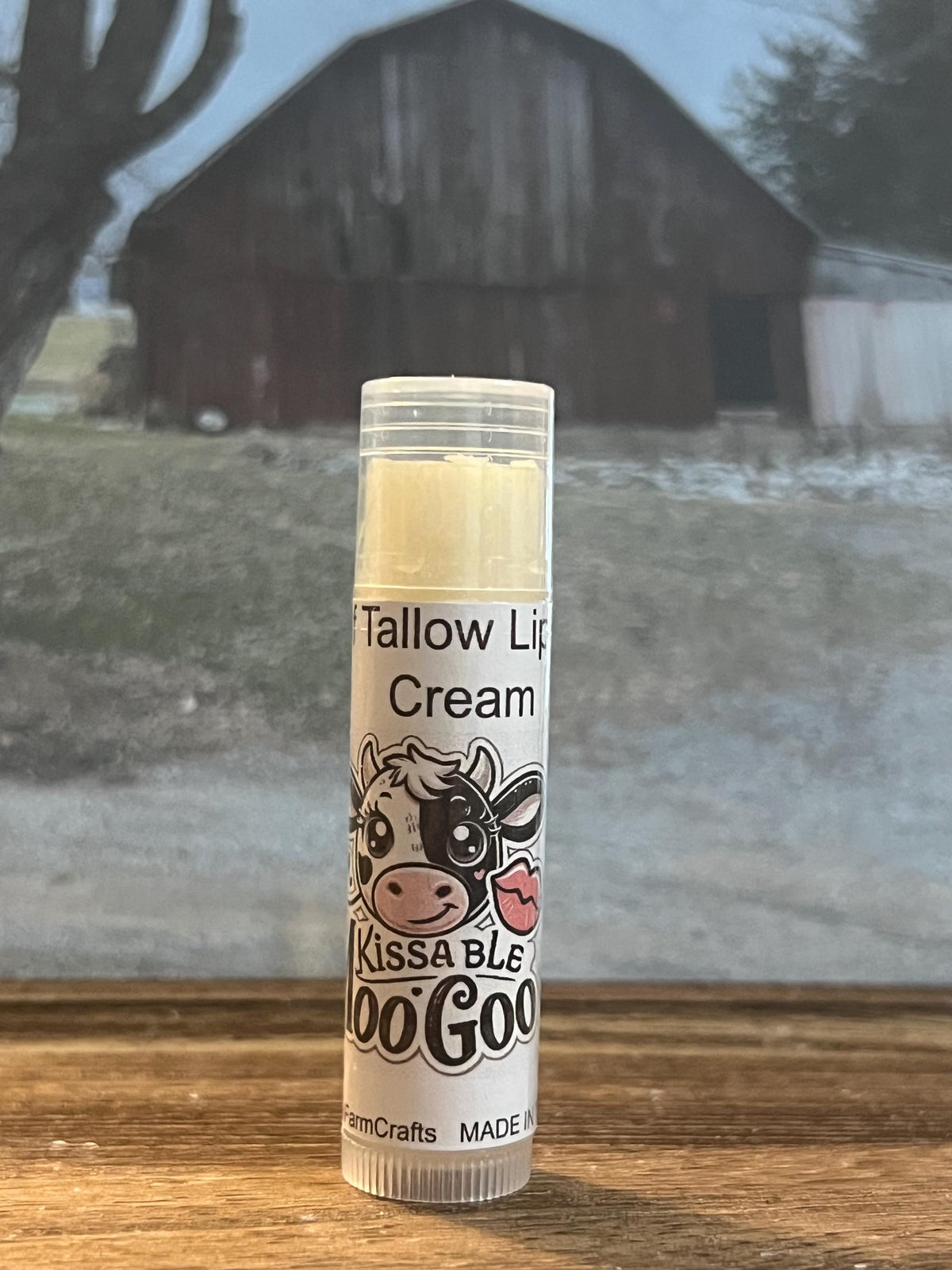 Kissable Moo Goo Beef tallow lip balm