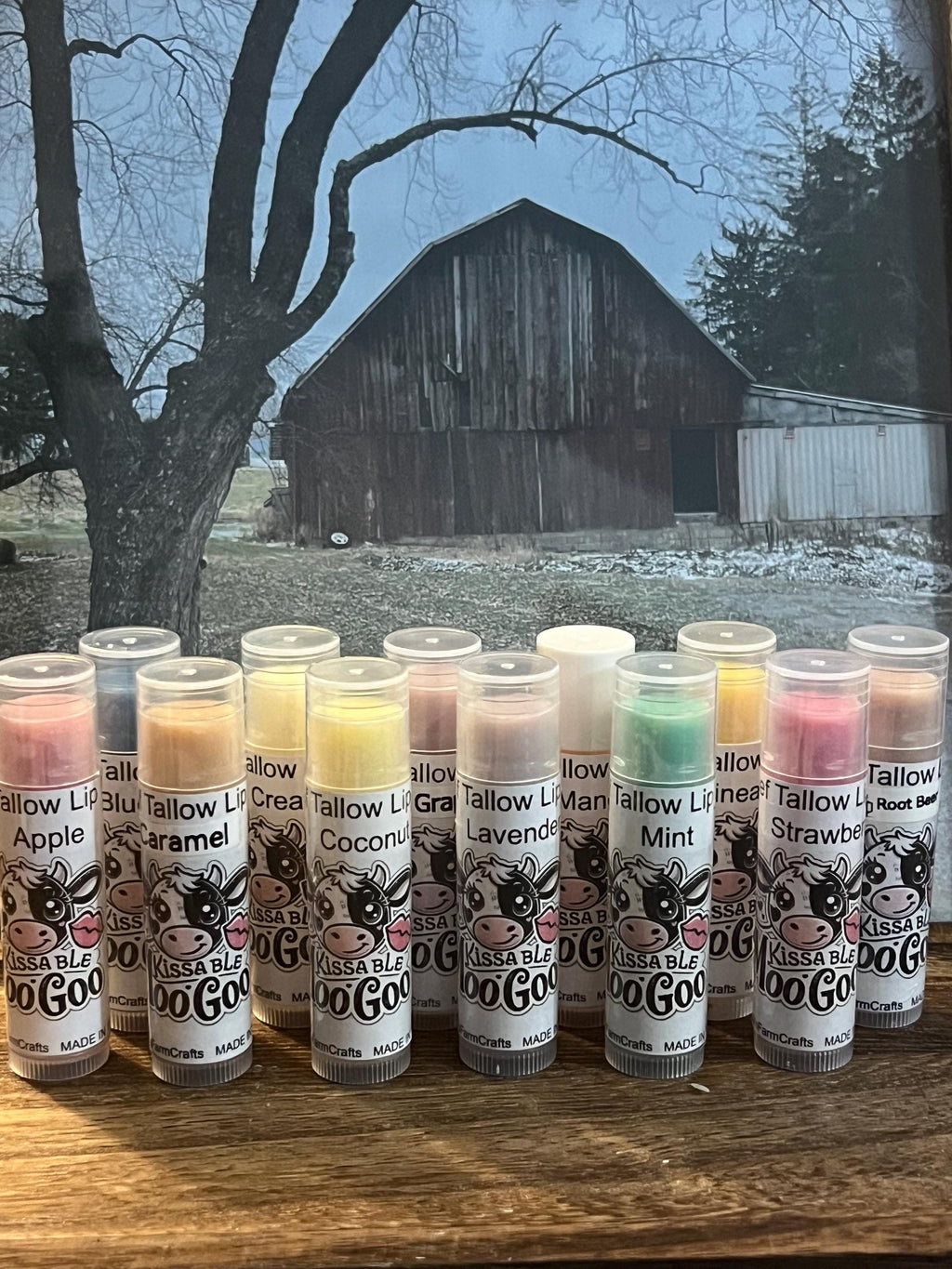 Kissable Moo Goo Beef tallow lip balm